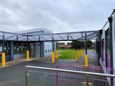 Unity Academy Wall Mounted Canopies Able Canopies Ltd