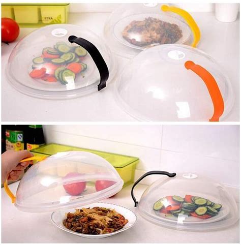 Microwave Plate Cover - WhiteRows