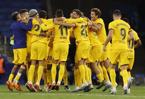 El Barcelona Se Hace Con La Liga Tras Ganar Al Espanyol Un Título En