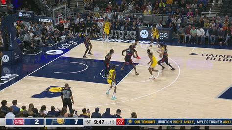 Two-Point/Three-Point Field Goal: Pistons @ Pacers | NBA Official