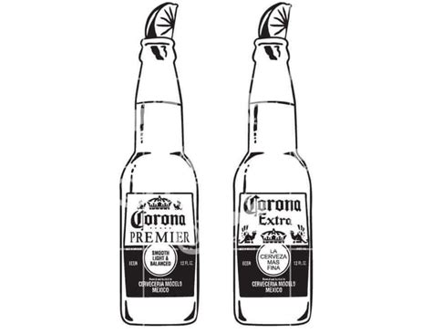 Corona Bottle Tattoo Beer Bottle Drawing Beer Tattoos