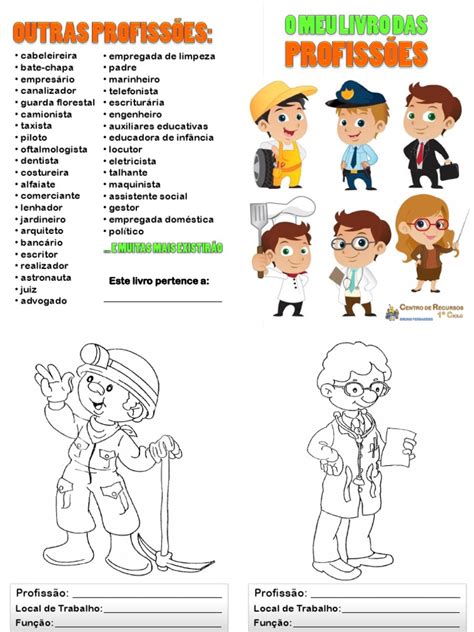 Livro Infantil Sobre Profissões Pdf Grátis - Livro Das Profissões PDF | PDF