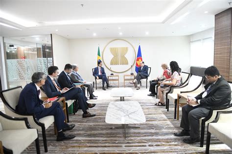 Deputy Secretary General Of Asean Meets Secretary Of Asia And Pacific