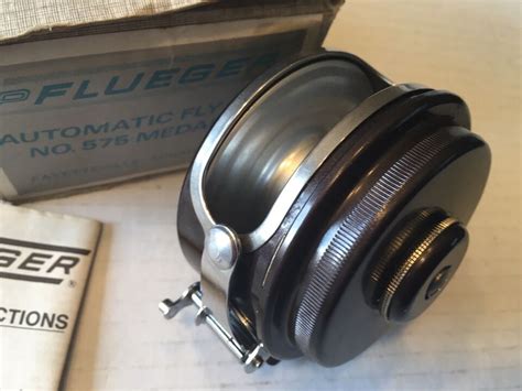 Vintage Pflueger Automatic Fly Fishing Reel No 575 Medalist Box 575ed