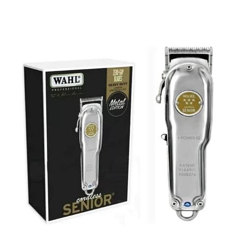 Cortadora Professional Inal Mbrica Cordless Senior Metal Edition Wahl