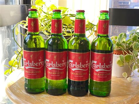 Carlsberg Liverpool Champions Glass Bottles Limited Edition Ml