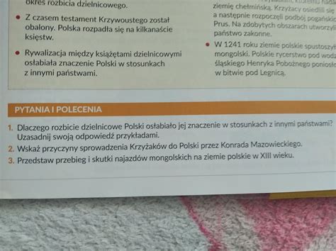 Pomocy Na Teraz Potrzebuje Zadania Z Historii Zadania W Za Czniku