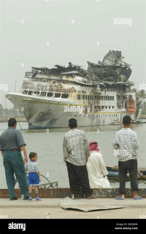 Saddam Hussein's luxury yacht Stock Photo - Alamy