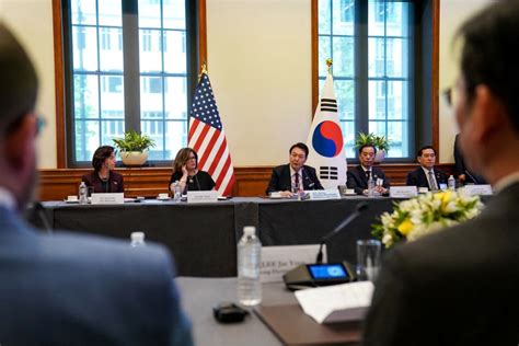 South Koreas Yoon Touts U S Tech Partnership Secures 5 9 Bln