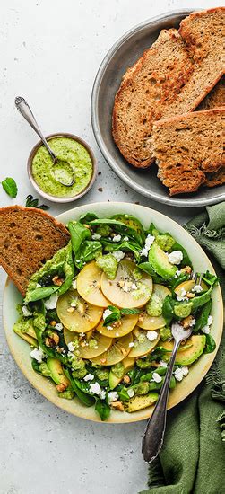 Kiwi Salat Mit Feta Und Fruchtigem Minze Dressing Zespri Deutschland