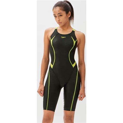 Speedo スピード Flex Σχ Semi Openback Kneeskin Scw12302f Cg Gw Scw12302f