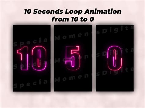 10 Seconds Countdown Animation Mirror Booth 1080x1920px Countdown ...