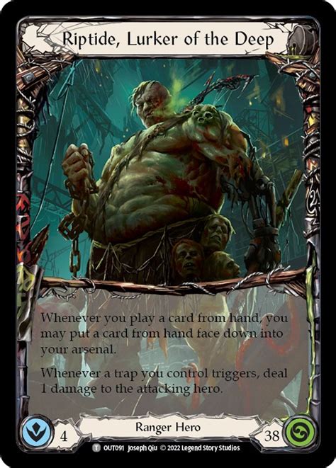 Riptide Lurker Of The Deep Outsiders Flesh And Blood TCG