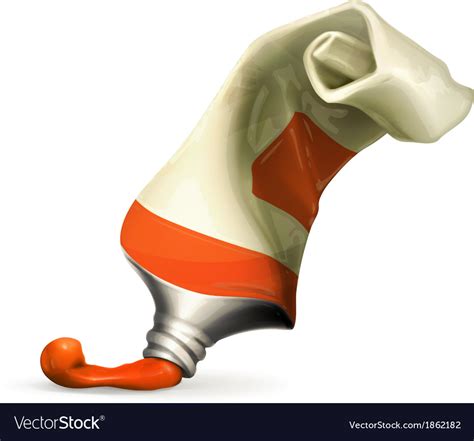 Tube Of Paint Royalty Free Vector Image VectorStock