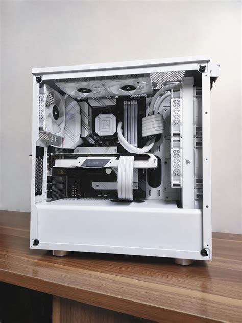 The Rog Strix B550 A Lineup Gave Enough Justice To Compliment Our White Themed Builds Well Done