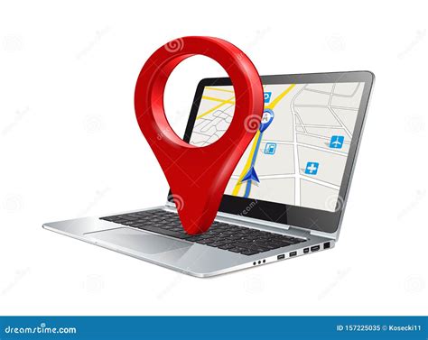 Computer Map Pin Stock Illustrations 16517 Computer Map Pin Stock