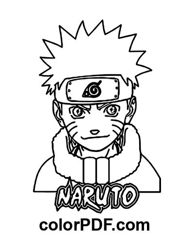 Cara De Naruto Uzumaki Dibujos Para Colorear Y Libros En Pdf