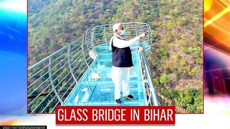 Glass bridge in Bihar's Rajgir to open by March; pictures of CM Nitish's inspection here ...