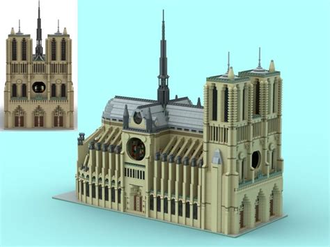 LEGO MOC Notre-Dame de Paris by Serenity | Rebrickable - Build with LEGO