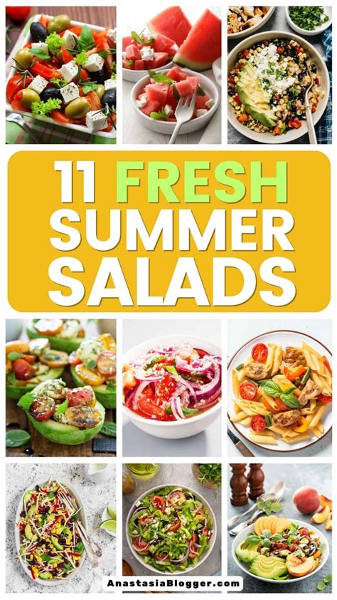 11 Fresh And Easy Summer Salad Recipes Recipe In 2024 Refreshing Salad Recipe Easy Clean