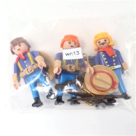 Playmobil® Western Nordstaatler 3x Custom Figuren Kavallerie Soldaten