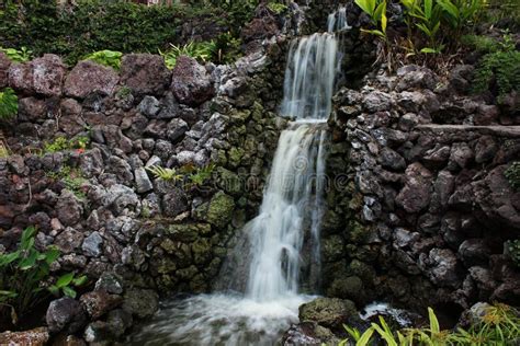 Waterfall at Tenerife, Canary Islands Stock Image - Image of islands ...