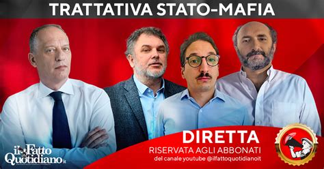 Trattativa Stato Mafia Il Confronto Con Peter Gomez Lirio Abbate