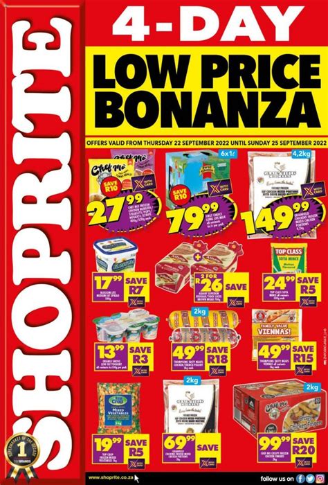 Shoprite Specials September Shoprite Catalogue Day Sale