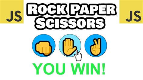 Build Javascript Rock Paper Scissors In Minutes Youtube