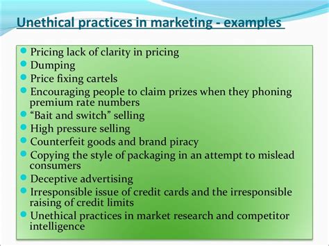 Marketing Ethics