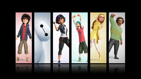 Big Hero 6 Hd Wallpaper Meet Hiro And Friends