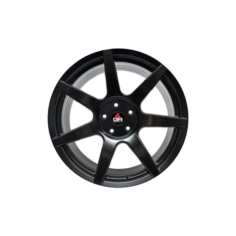 Project 6gr Wheels 7 Spoke Satin Black 19 X 10 Front And 19 X 11 Rear