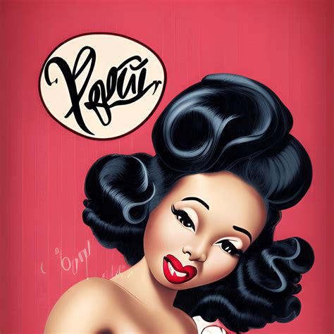 Gorgeous Melanin Black Betty Boop Pin Up Girl Creative Fabrica