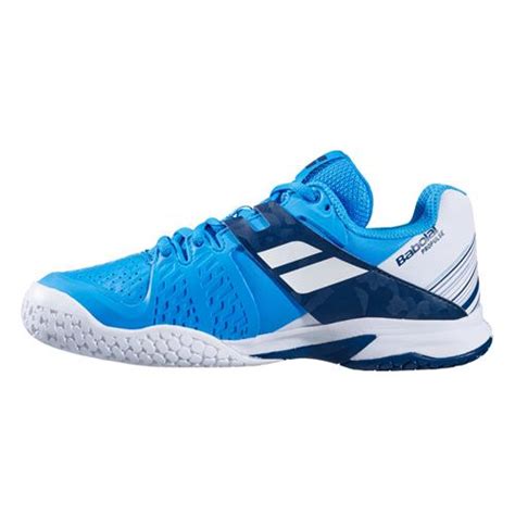 Babolat Propulse Ac Junior Shoe White Blue Strung Out