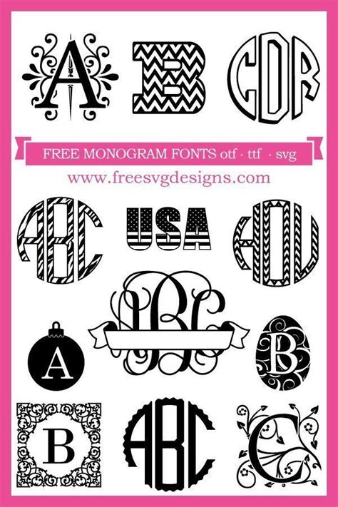 Free Svg Monograms For Cricut | Ahoy Comics