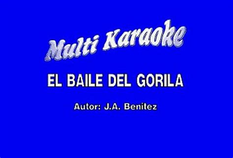 Melody El Baile Del Gorila Karaoke V Deo Dailymotion