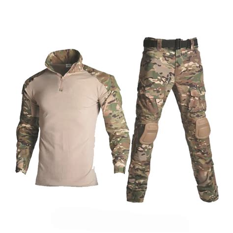 Militar Tiro Uniforme T Tico Combate Camuflagem Camisas Cal As De Carga