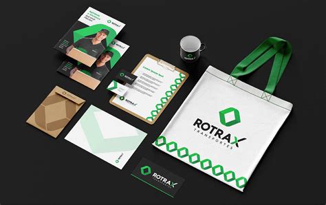 Rotrax Transportes Identidade Visual On Behance