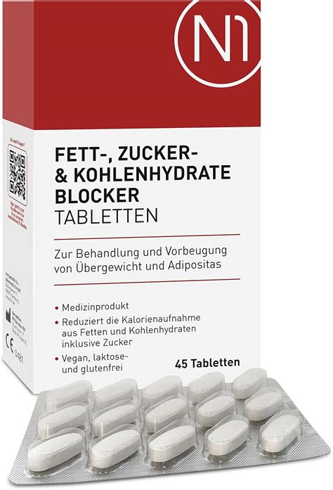 N Fettblocker Zucker Kohlenhydrate Blocker Medizinprodukt Zur