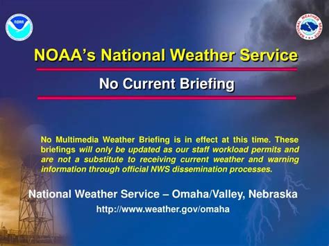 Ppt Noaas National Weather Service Powerpoint Presentation Free