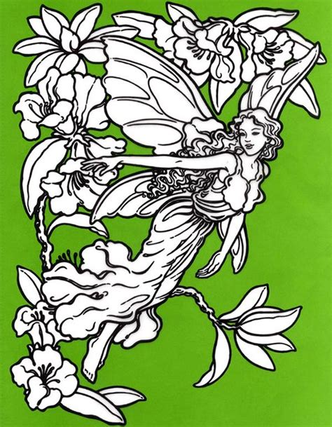 Garden Fairies Gemglow Stained Glass Coloring Book Flickr