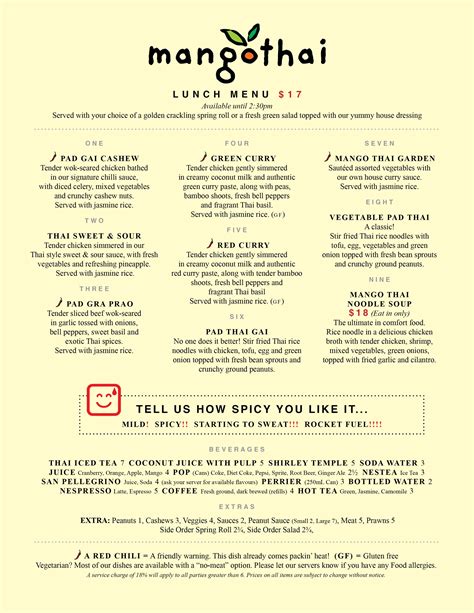 Mango Restaurant Kingston Menu at John Tabarez blog