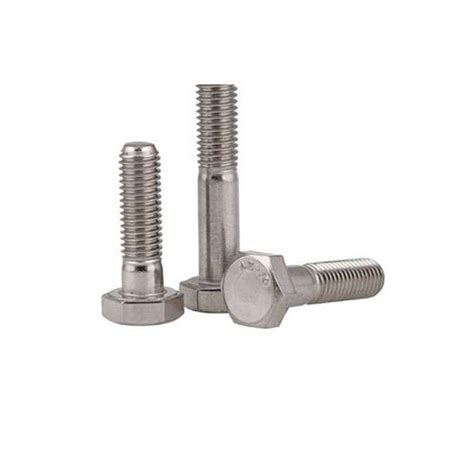 Stainless Steel Half Thread Hex Head Bolt For Industrial Size M4