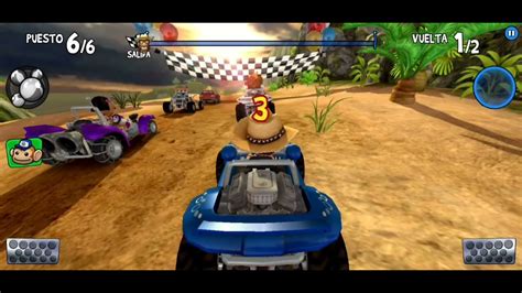 BEACH BUGGY RACING GAMEPLAY PARTE 3 SUNSHINE SPRINT COMPLETO YouTube