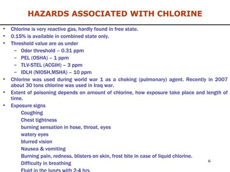 Safety in chlorine ppt