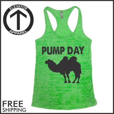 Pump Day Burnout Tank Top Workout Tank Top Fitness Tank Top