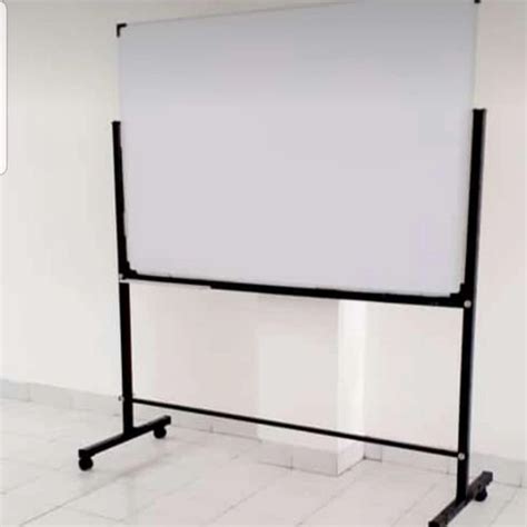 Jual Papan Tulis Whiteboard Non Magnetik Double Face Standing 90x120 Cm Jakarta Timur Master