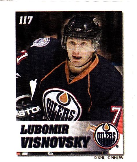 2008 Power Play Toys R Us 117 Lubomir Visnovsky Nhl Hockey Stickers