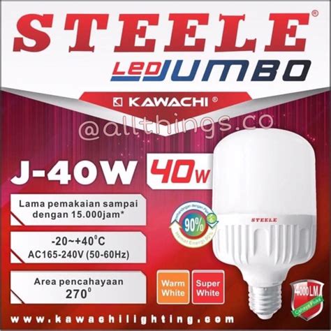 Jual Lampu Led Kawachi Steele Jumbo Watt J W Garansi Shopee