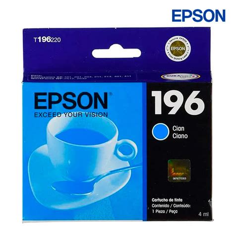 Tinta Epson 196 Cian T196220 AL LYM DIGITAL